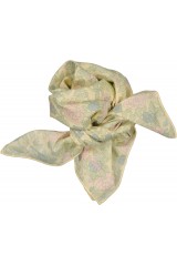 FOULARD SISSI VOILE DE COTON FLEUR INDIENNE