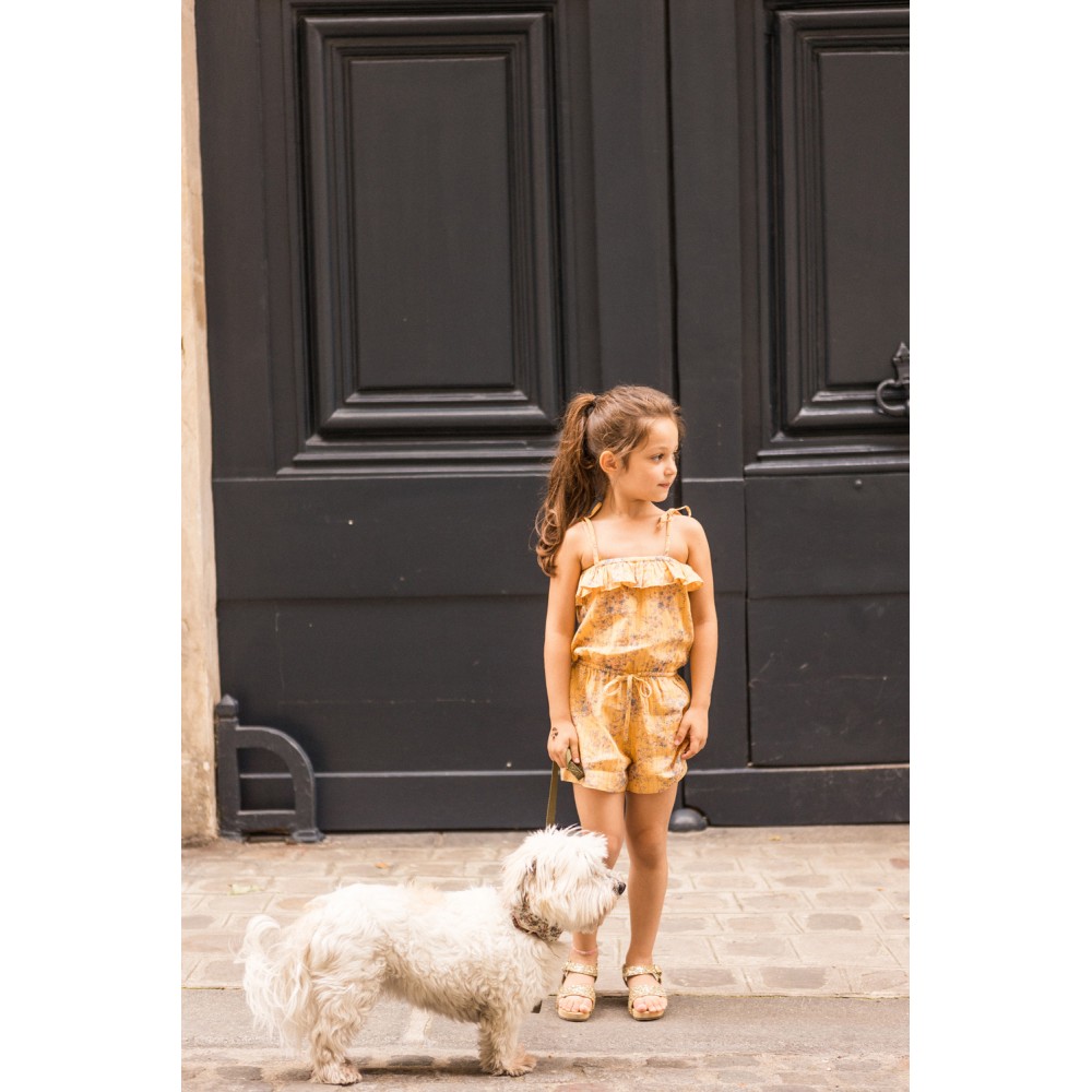 Overall Hello Stripe Lurex Bouquet