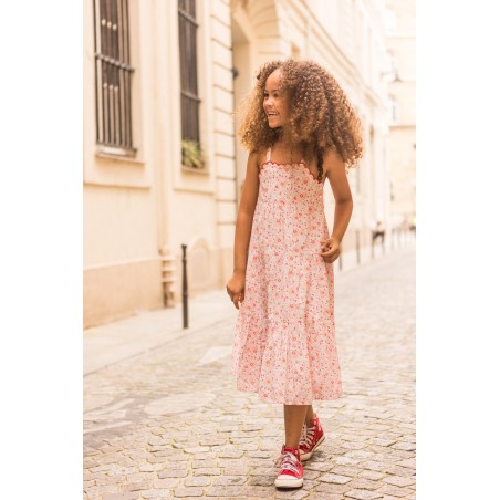 ROBE MARIA VOILE DE COTON FLEUR ROMANTIQUE