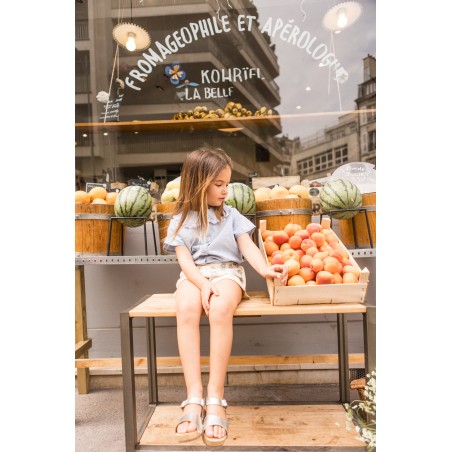 BLOUSE COLLEGE DENIM FIN