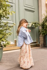 JUPE RACHEL VOILE DE COTON BOUQUET