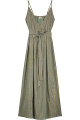 Dress Fefe Cotton Crepe Stripe Lurex