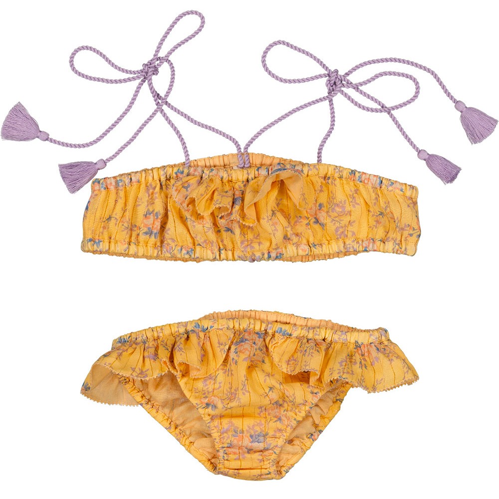 MAILLOT DE BAIN VAGUE RAYURE LUREX BOUQUET