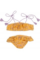 MAILLOT DE BAIN VAGUE RAYURE LUREX BOUQUET