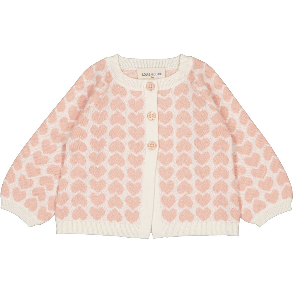 CARDIGAN GULSAH COTON TRICOTÉ COEUR