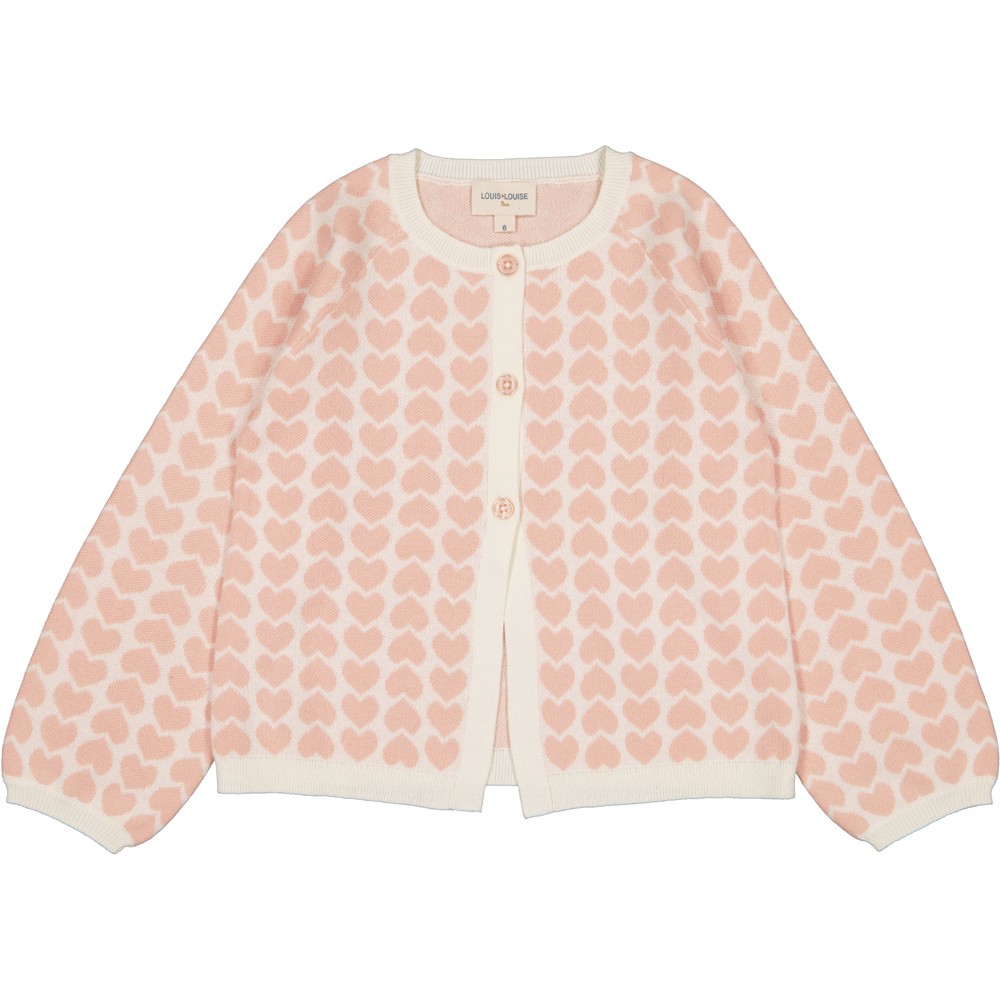 Cardigan Gulsah Knitted Cotton Heart