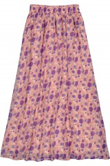 Skirt Jupette Stripe Lurex Indian Flower