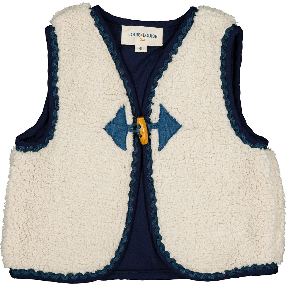 CARDIGAN BABAM FAUSSE FOURRURE