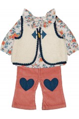 CARDIGAN BABAM FAUSSE FOURRURE