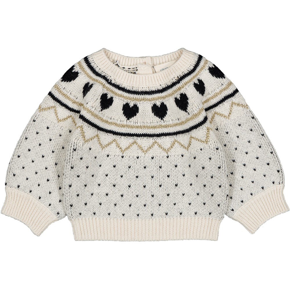 PULL ELIA KNITTED WOOL BLEND HEART