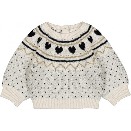 PULL ELIA KNITTED WOOL BLEND HEART