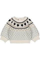 PULL ELIA KNITTED WOOL BLEND HEART