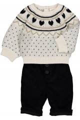 PULL ELIA KNITTED WOOL BLEND HEART