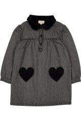 DRESS BELINDA WASHED DENIM