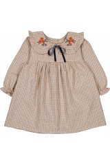 DRESS BENJAMINA TWILL CHECK