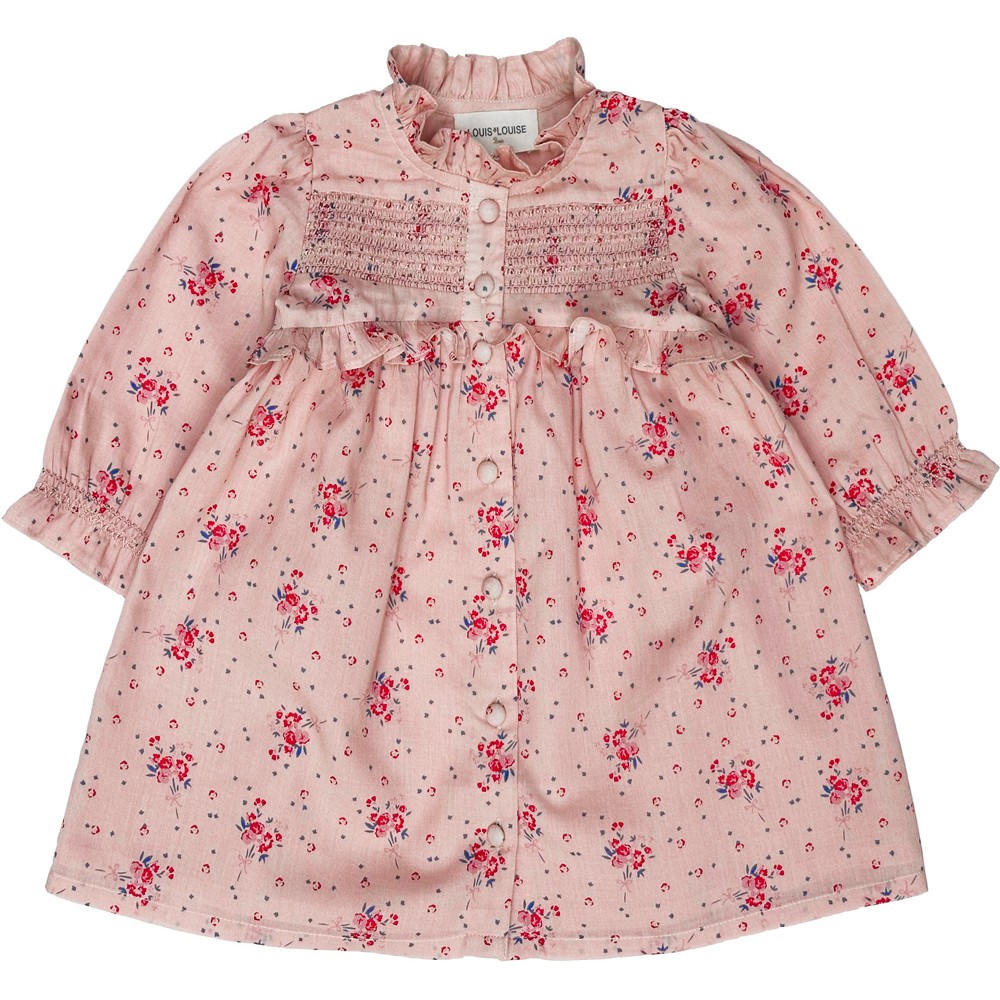 DRESS CORALIE COTTON  ROMANTIC FLOWER