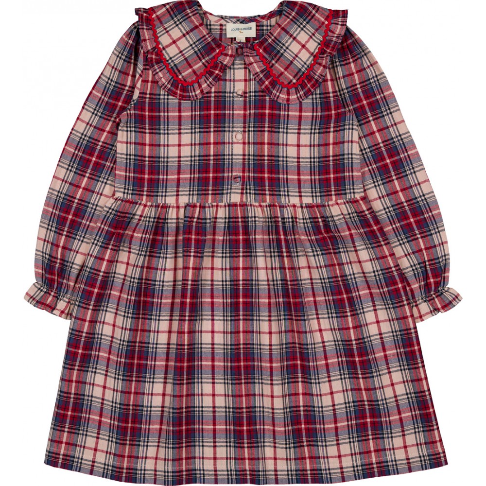 ROBE NUALA TWILL TARTAN