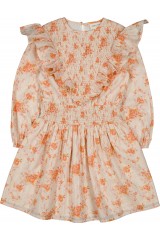 DRESS SEVILLE CLOSE STRIPE LUREX BOUQUET