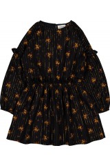 DRESS UMYMA STRIPE LUREX ROMANTIC FLOWER