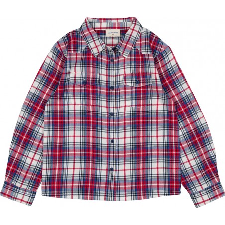 CHEMISE LUKE TWILL TARTAN