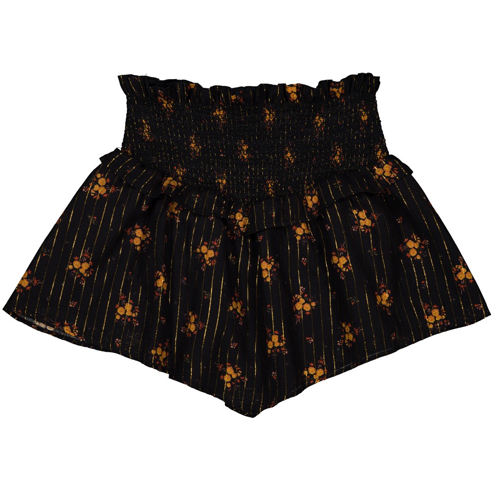 SKIRT LIRA STRIPE LUREX ROMANTIC FLOWER