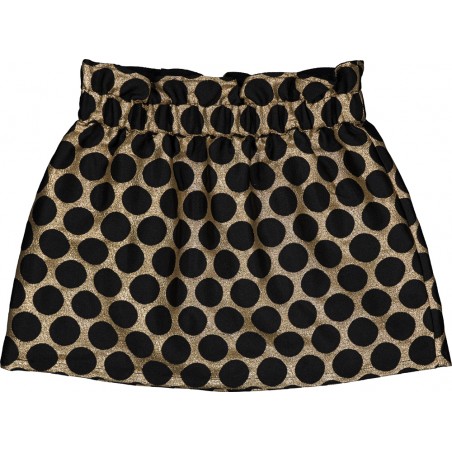 JUPE ZIPPA BROCART A POIS
