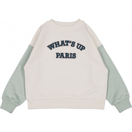SWEAT MIKE COTTON FLEECE WHAT'S UP