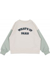 SWEAT MIKE COTTON FLEECE WHAT'S UP