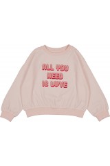 SWEAT PEACE VELOURS EPONGE LOVE