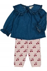 LEGGINGS SOURIRE LAINE CERISE