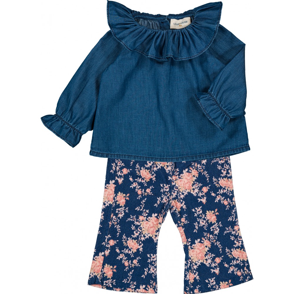 TROUSERS HOLLY CORDUROY BOUQUET
