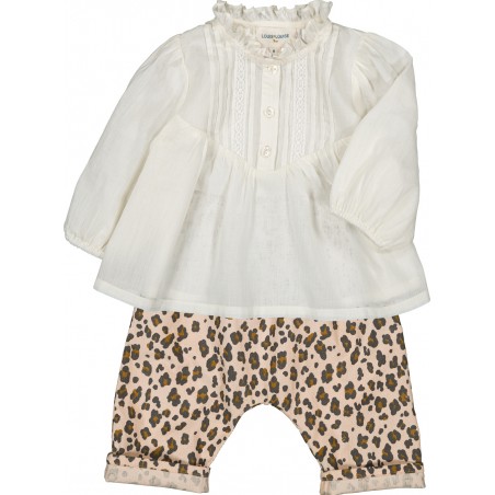 PANTALON JUNGLE VELOURS LEOPARD