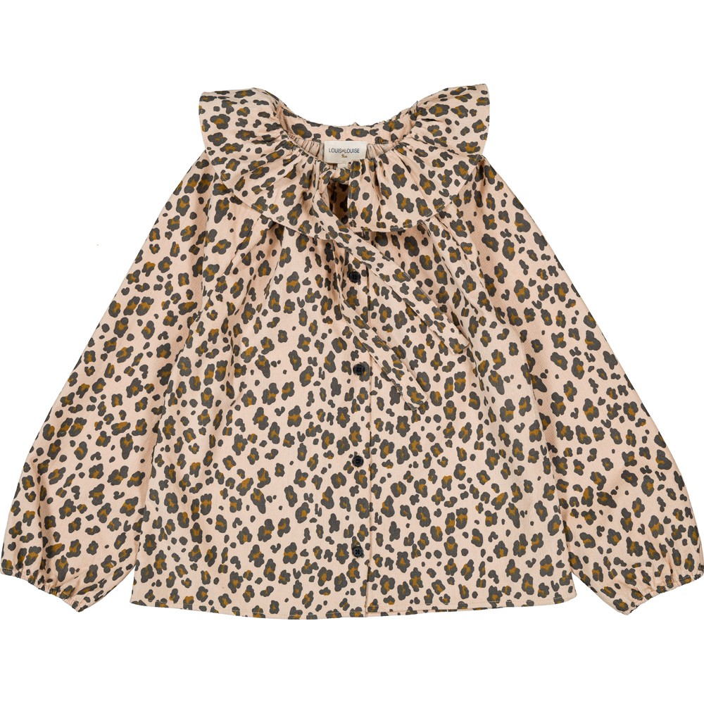 BLOUSE ANGELE VELOURS LEOPARD