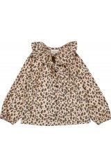 BLOUSE ANGELE VELOURS LEOPARD
