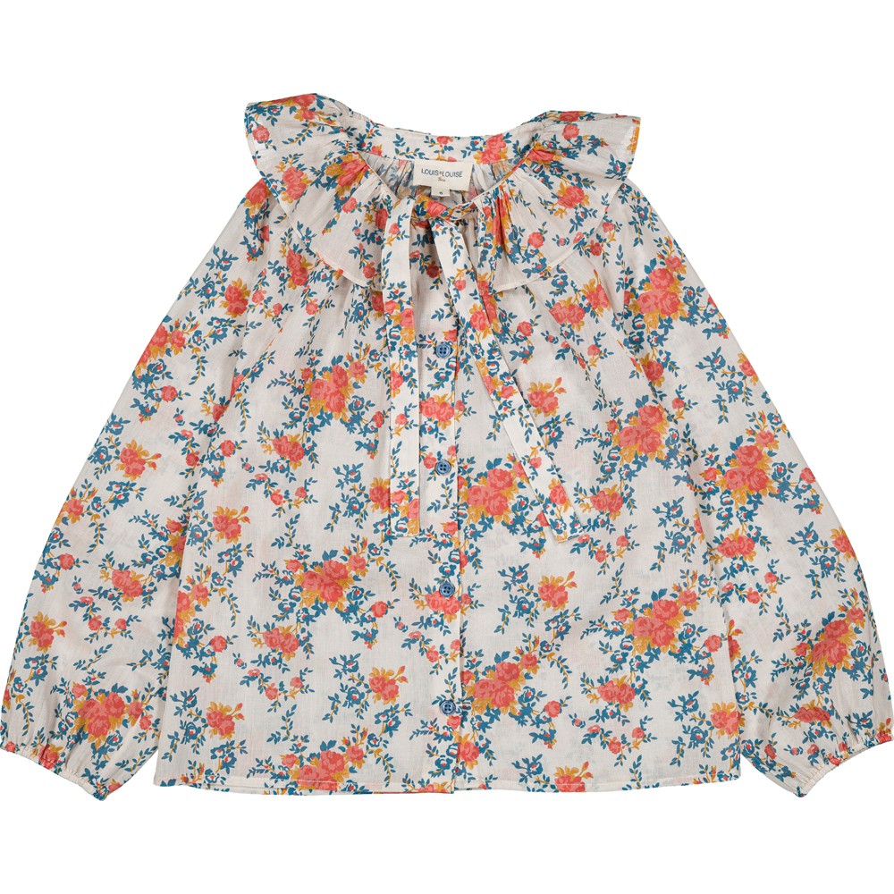 BLOUSE ANGELE VOILE DE COTON BOUQUET
