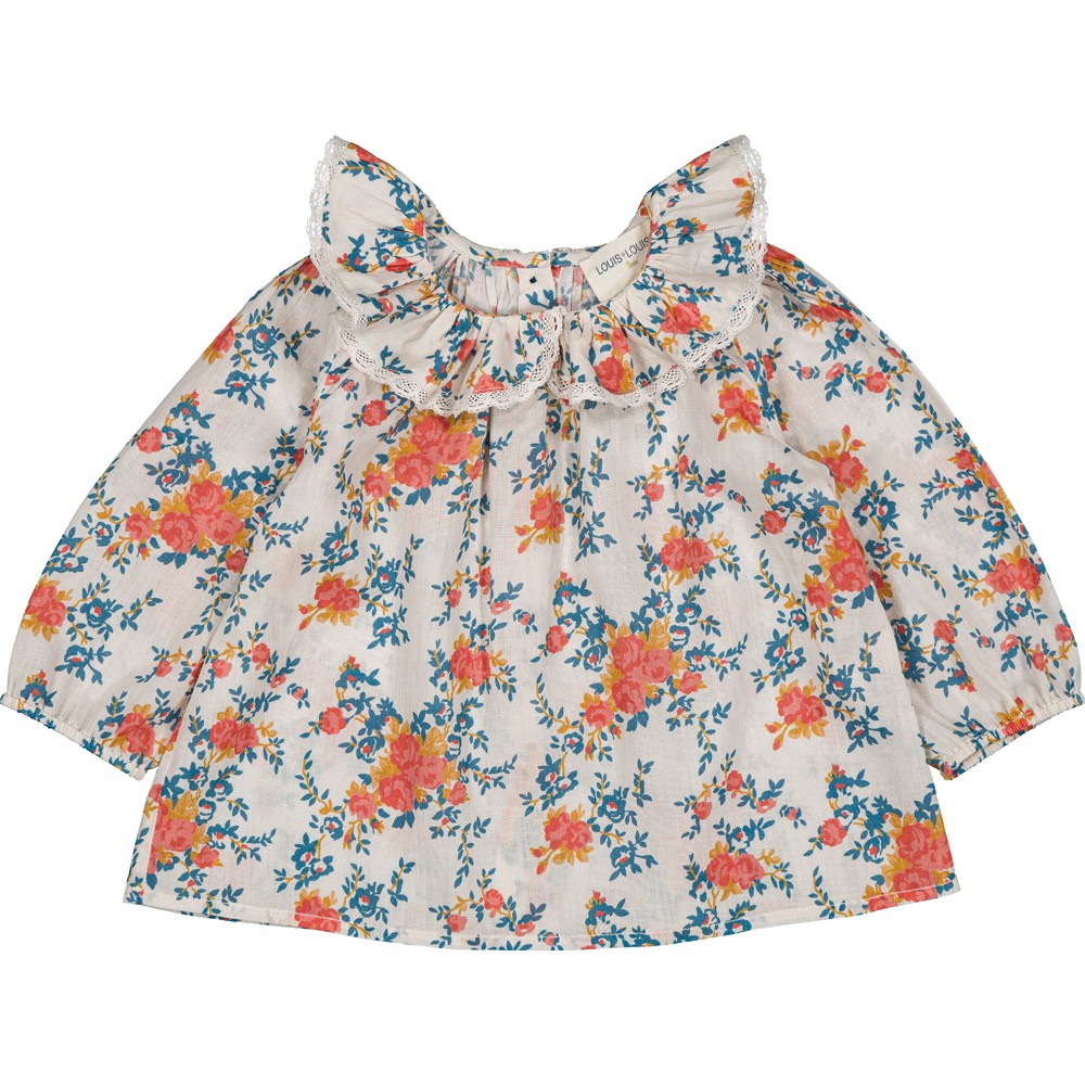 BLOUSE LISSOU VOILE DE COTON BOUQUET