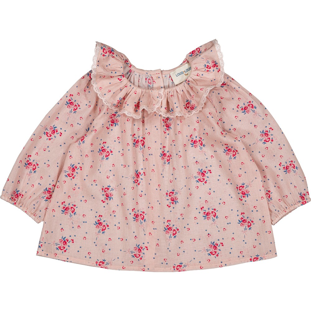 TUNIC LISSOU COTTON VEIL ROMANTIC FLOWER