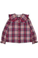 BLOUSE SYBILLE TWILL TARTAN