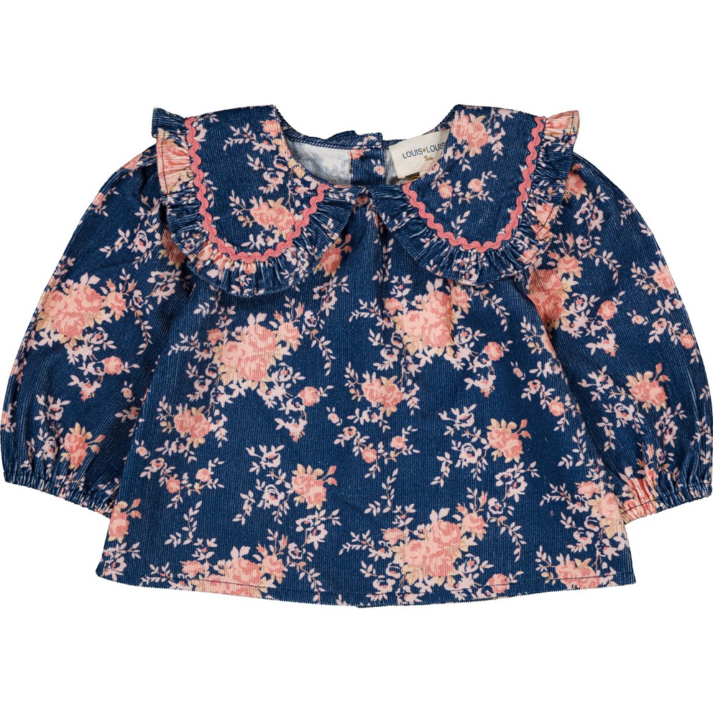 BLOUSE SYBILLETTE VELOURS BOUQUET