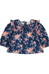 BLOUSE SYBILLETTE VELOURS BOUQUET