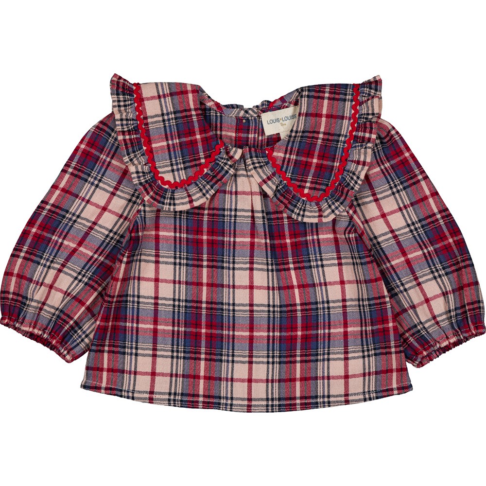 BLOUSE SYBILLETTE TWILL TARTAN