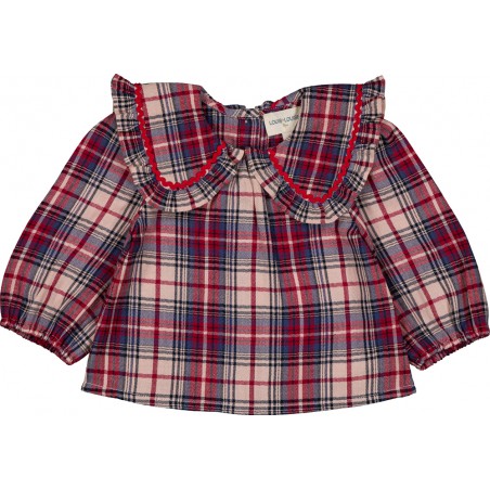 BLOUSE SYBILLETTE TWILL TARTAN