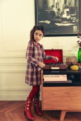 ROBE NUALA TWILL TARTAN