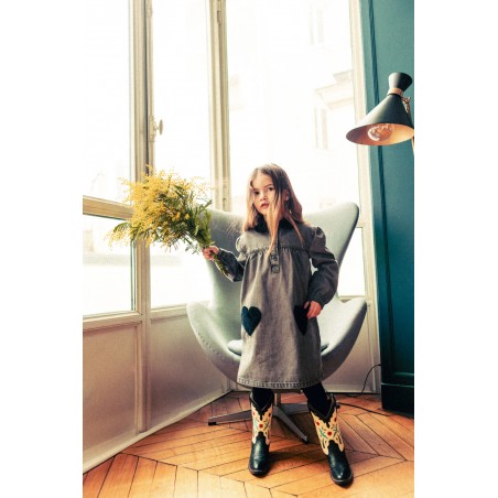 DRESS BELINDA WASHED DENIM