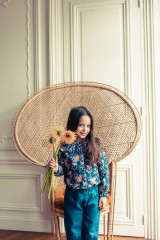 TUNIC SYBILLE CORDUROY BOUQUET