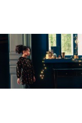 DRESS UMYMA STRIPE LUREX ROMANTIC FLOWER