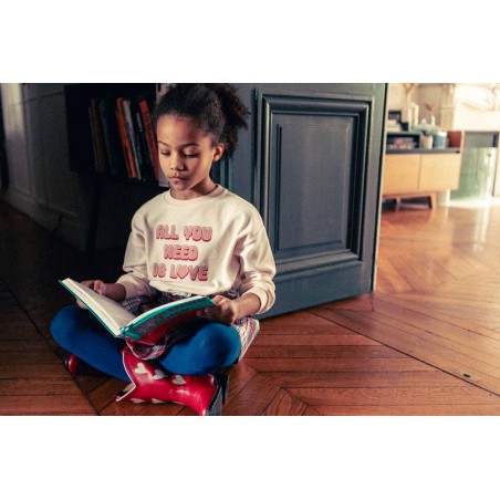 SWEAT PEACE VELOURS EPONGE LOVE