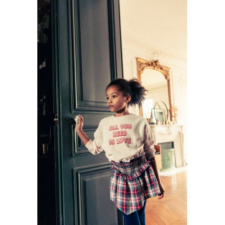 SWEAT PEACE VELOURS EPONGE LOVE