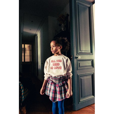 SWEAT PEACE VELOURS EPONGE LOVE