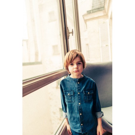 SHIRT STAN LIGHT DENIM